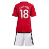 Baby Fußballbekleidung Manchester United Casemiro #18 Heimtrikot 2023-24 Kurzarm (+ kurze hosen)